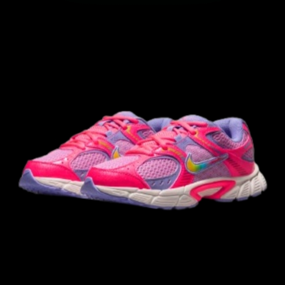 Nike V5 RNR BG Running Womens/Kids Hot Punch Pink Rise Multi-Color